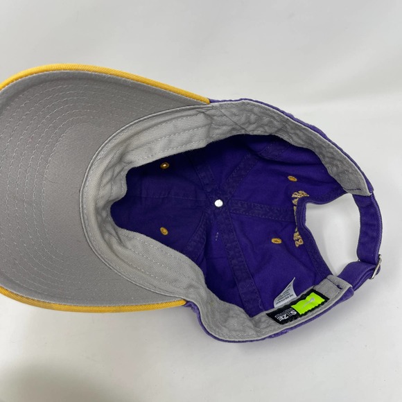 Nike LSU Tigers Heritage86 Adjustable‎ Hat Adult Unisex One Size Purple Yellow - Picture 5 of 7